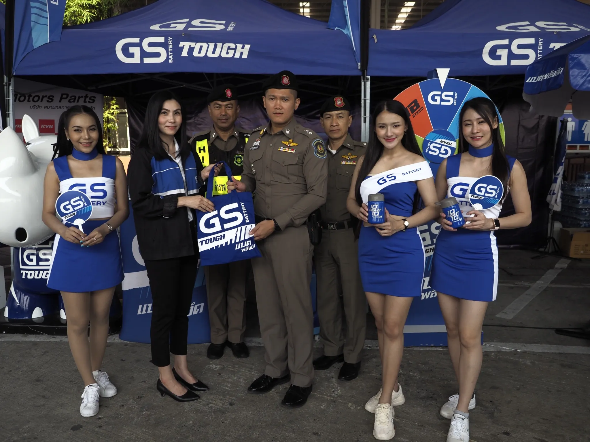 GS แบตพลังอึด จัดกิจกรรมตอบแทนสังคม จัด 2 จุดบริการมุ่งลดอุบัติเหตุบนท้องถนนในช่วงเทศกาลปีใหม่ 2563